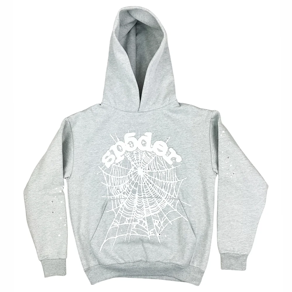 Sp5der | Shirts | Sp5der Og Web Pullover Hoodie Heather Grey